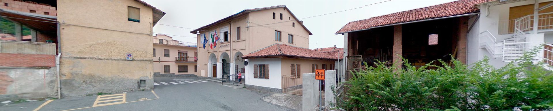 vista del comune di strambino
